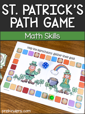 St. Patrick's Path Game: Teach Counting Skills