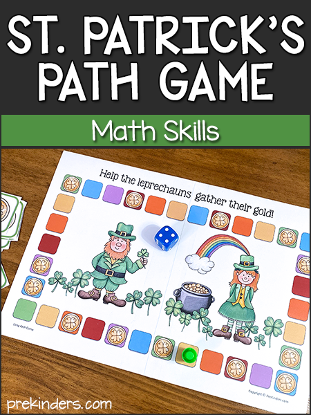 St Patrick's Day interactive online board game - ESL Kids Games