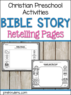 Bible Story Retelling Pages