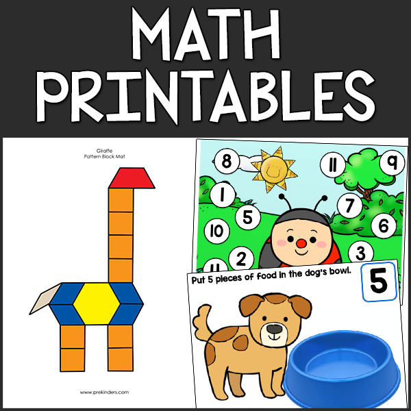 Pre-K Printables - PreKinders Preschool Activities