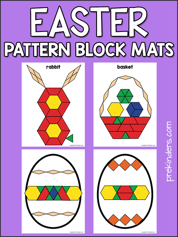 Easter Pattern Block Mats