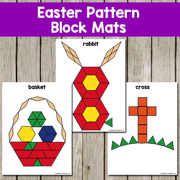 Easter Pattern Block Mats