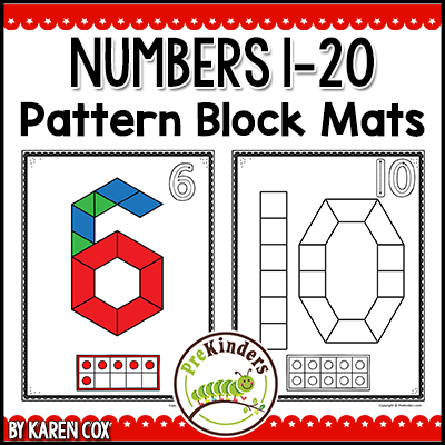 Number Pattern Block Mats