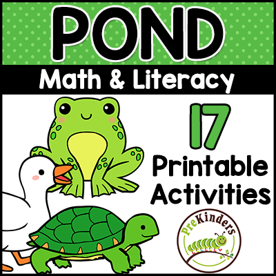 Pond Math Literacy Printables