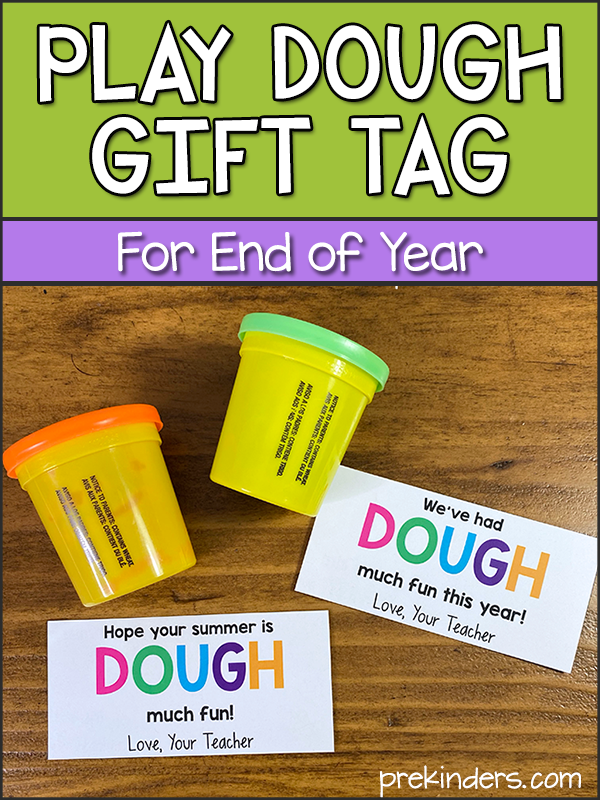 Play Dough End of Year Gift