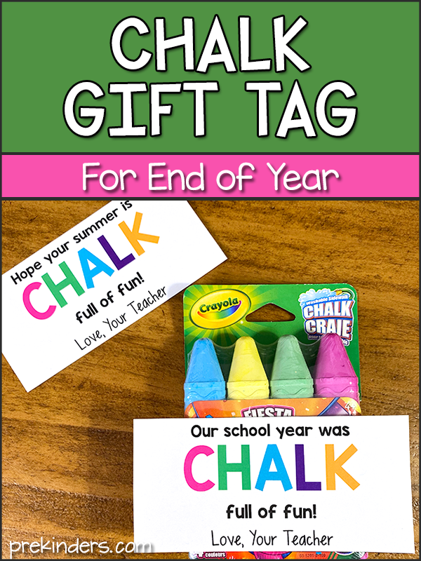Chalk Gift Tag for Students