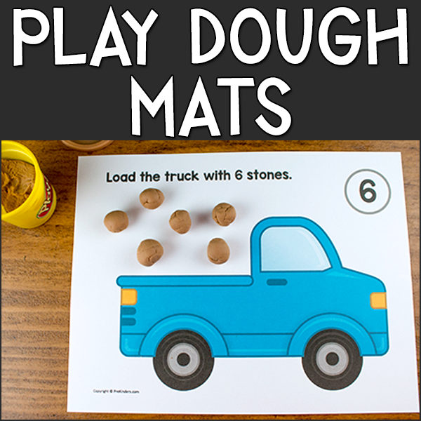 play dough mats