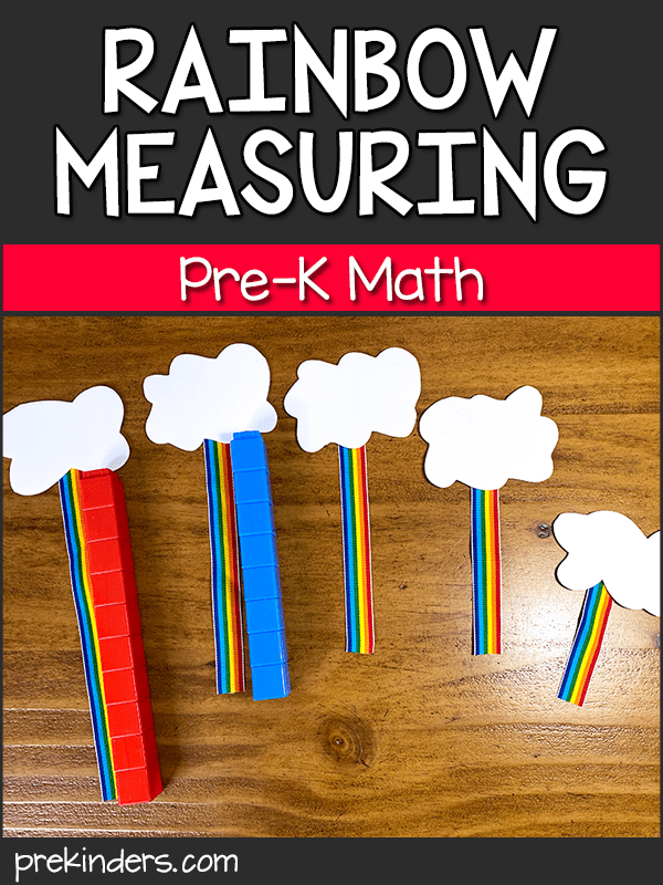Rainbow Measurement Activity for Preschool Math