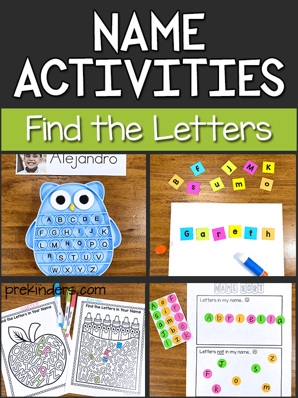 Name Activities Letter Search 