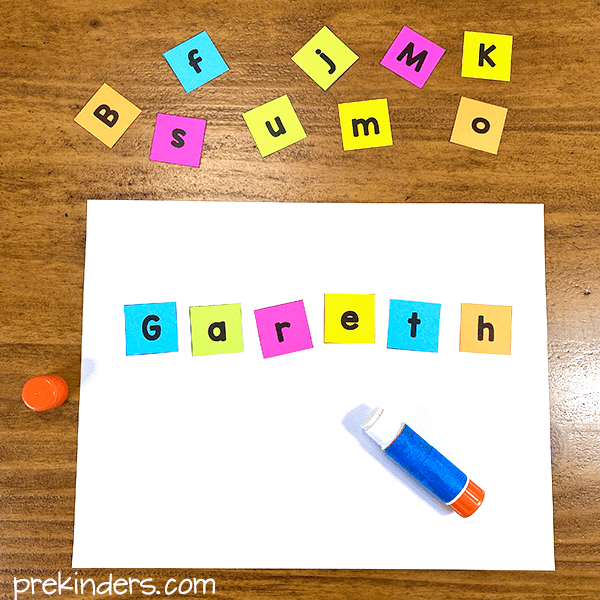 Paper Letter Tiles Name Search