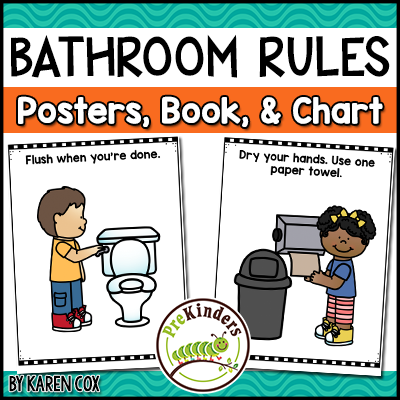 bathroom hygiene posters routine