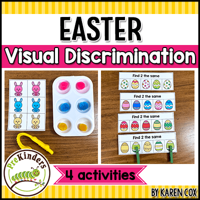 Easter Visual Discrimination Games