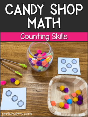 Candy Shop Math for counting skills