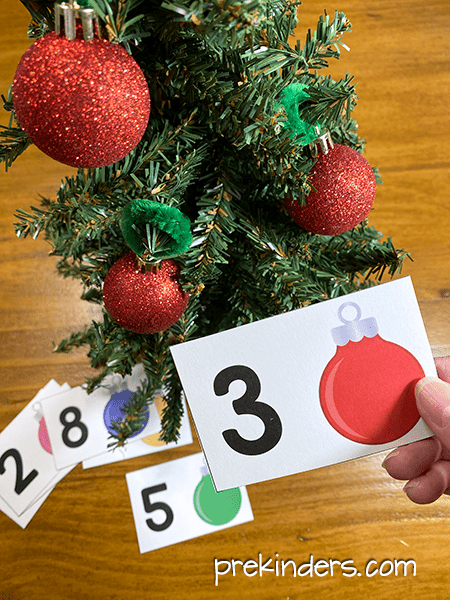 Christmas Math Counting Game