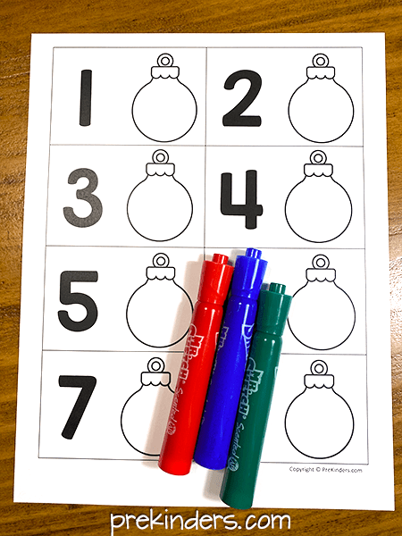 Christmas Math Activity Printable Black and White