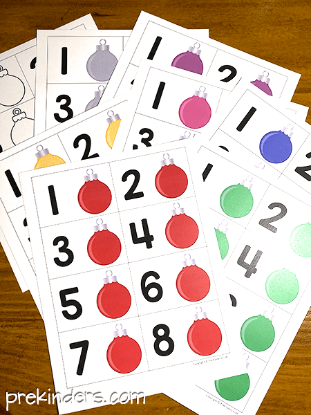 Christmas Math Activity Printable