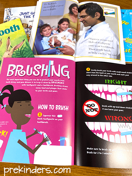 Dental Health Dentist Teeth Books for Preschool Pre-K