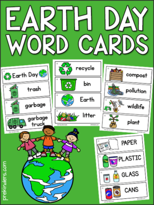 Earth Day Picture Word Cards Vocabulary