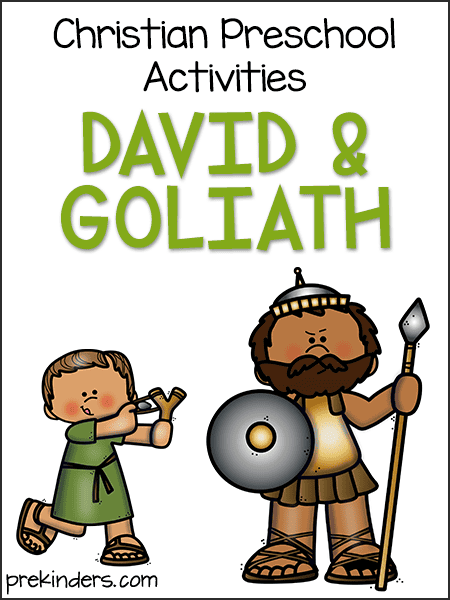 David and Goliath Bible Story Preschool Activities