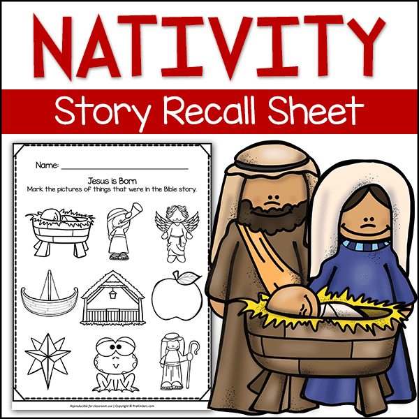 Christmas story sheet