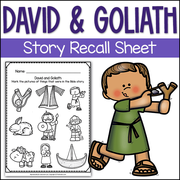 Bible Story Sheet David 