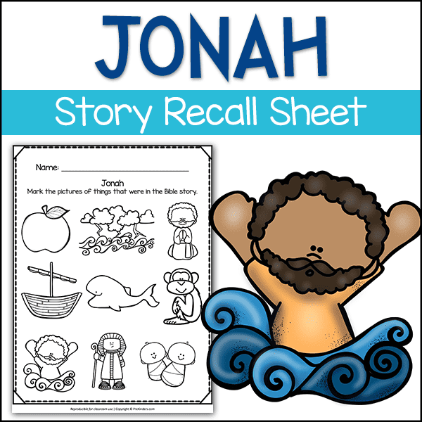 Bible Story Sheet Jonah