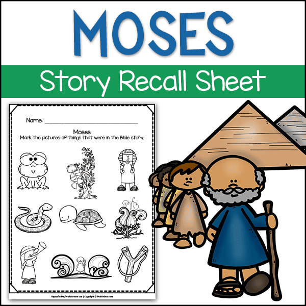 Bible Story Sheet Moses