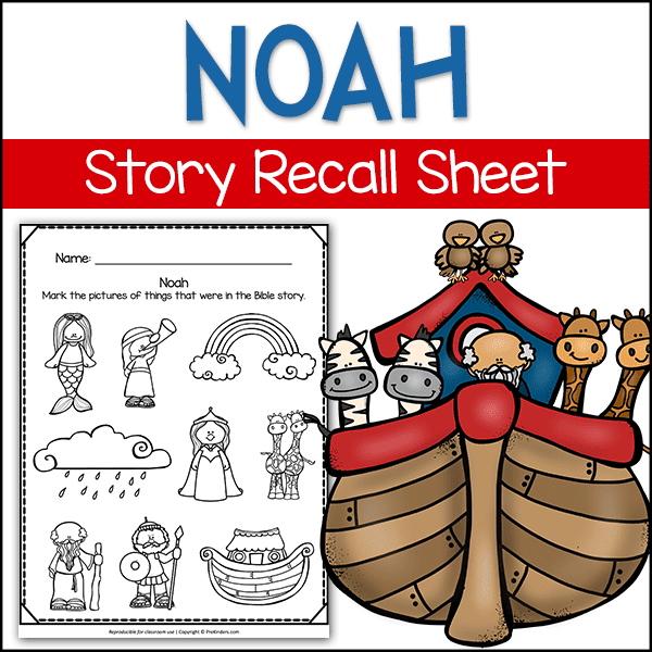 Bible Story Sheet Noah