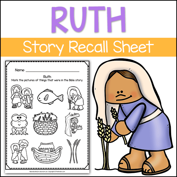 Bible Story Sheet Ruth