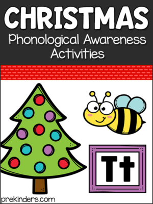 Christmas Phonological Awareness Activities for Circle Time Large Group Literacy