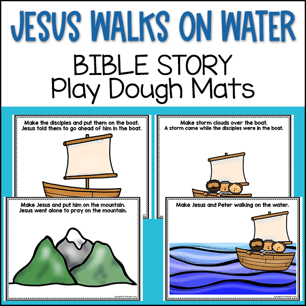 Miracle Bible Story Play Dough Mats