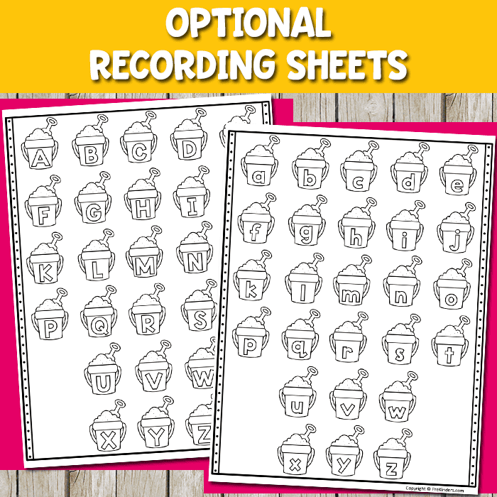 summer alphabet game printable sheets