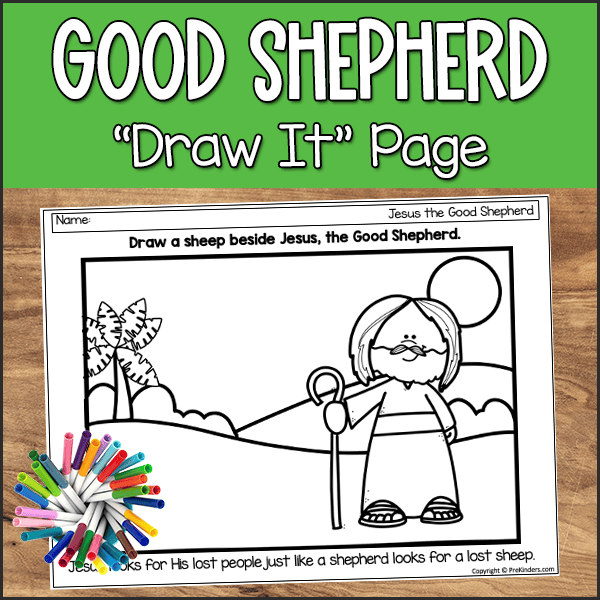 Good Shepherd draw it sheet