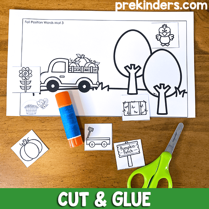 position words printable cut and glue sheet