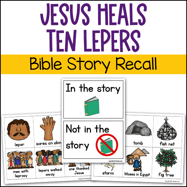 Jesus Heals Lepers Bible Story Recall