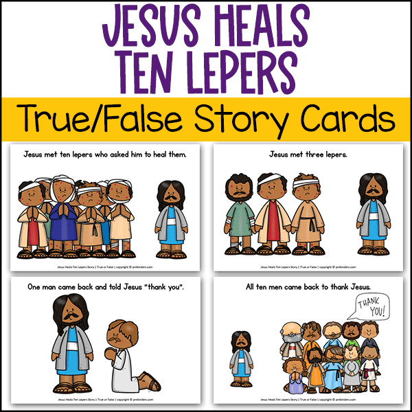 Jesus Heals Ten Lepers Bible Game