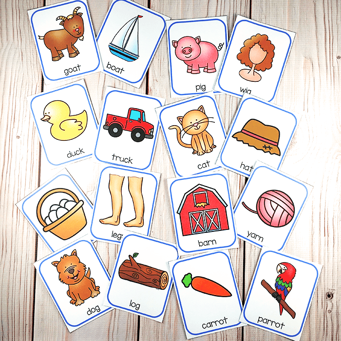 farm rhyming activity