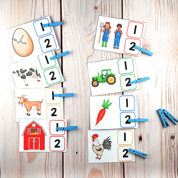 farm syllables activity