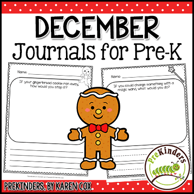 tpt December writing journals